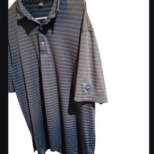 PETER MILLAR SUMMER COMFORT GOLF POLO MENS XL-  EMBROIDERED ON SLEEVE